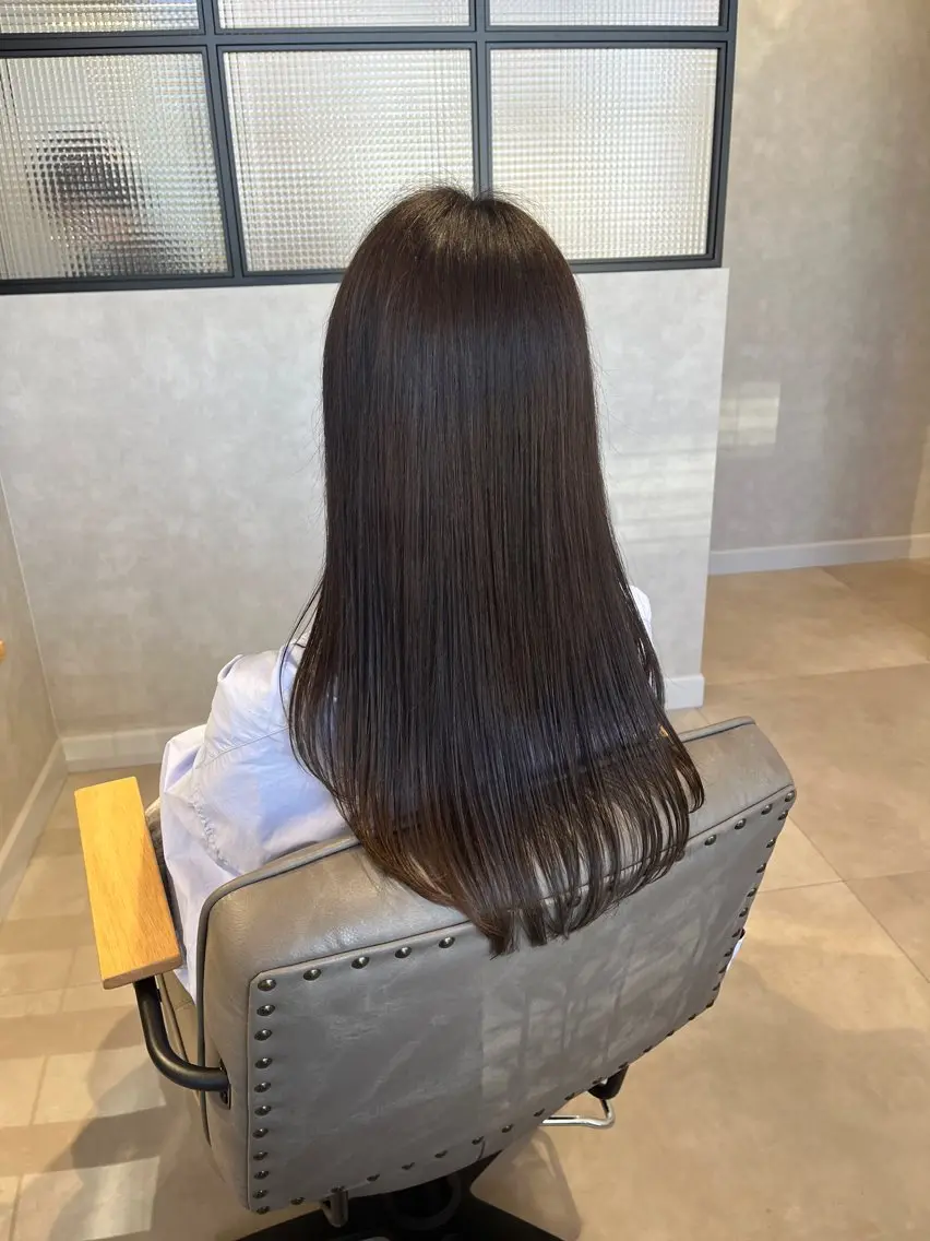 カラー グレージュ カット ヘアカラー ✨NEW OPEN／ 透明感カラー／はるかのヘアスタイル