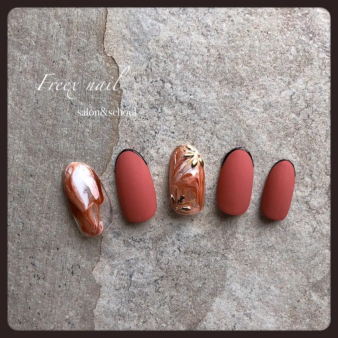 ネイル マットネイル freex nail /ニュアンス/個性派のネイルデザイン