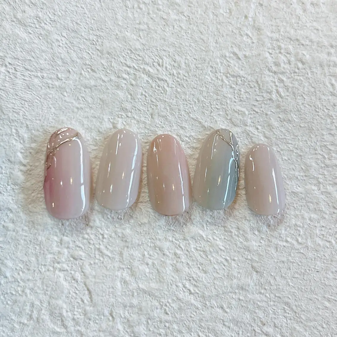ネイル アートネイル ジェルネイル ニュアンスネイル オフィスネイル 夏ネイル Nail Mikakoのネイルデザイン