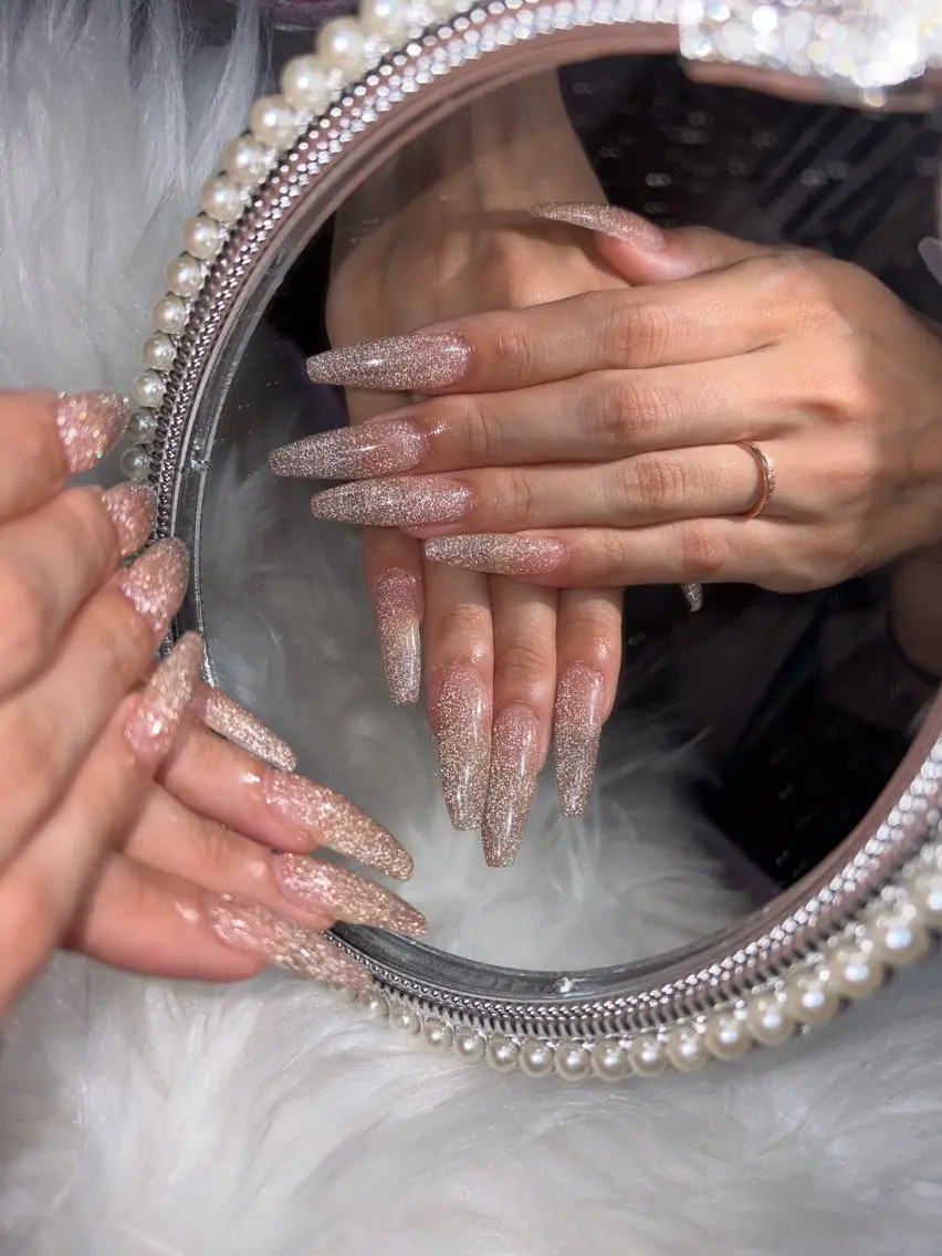 ネイル フラッシュネイル オレンジ nail salon Lilynのネイルデザイン
