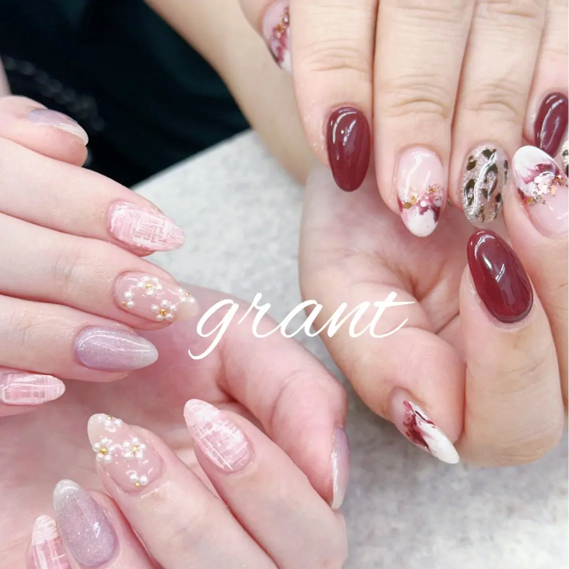 ネイル シンプルネイル ハンドネイル nailsalon grantのネイルデザイン