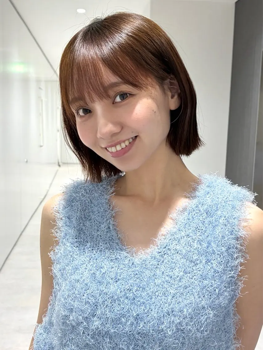 ショート カット ヘアカラー トリートメント くびれボブ特化✨/ レイヤーボブ/渋谷のヘアスタイル