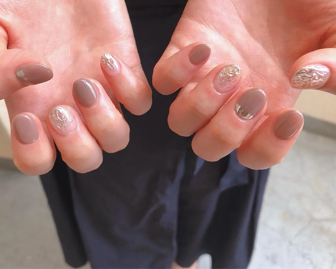 ネイル ハンドネイル saki_ nail heronのネイルデザイン