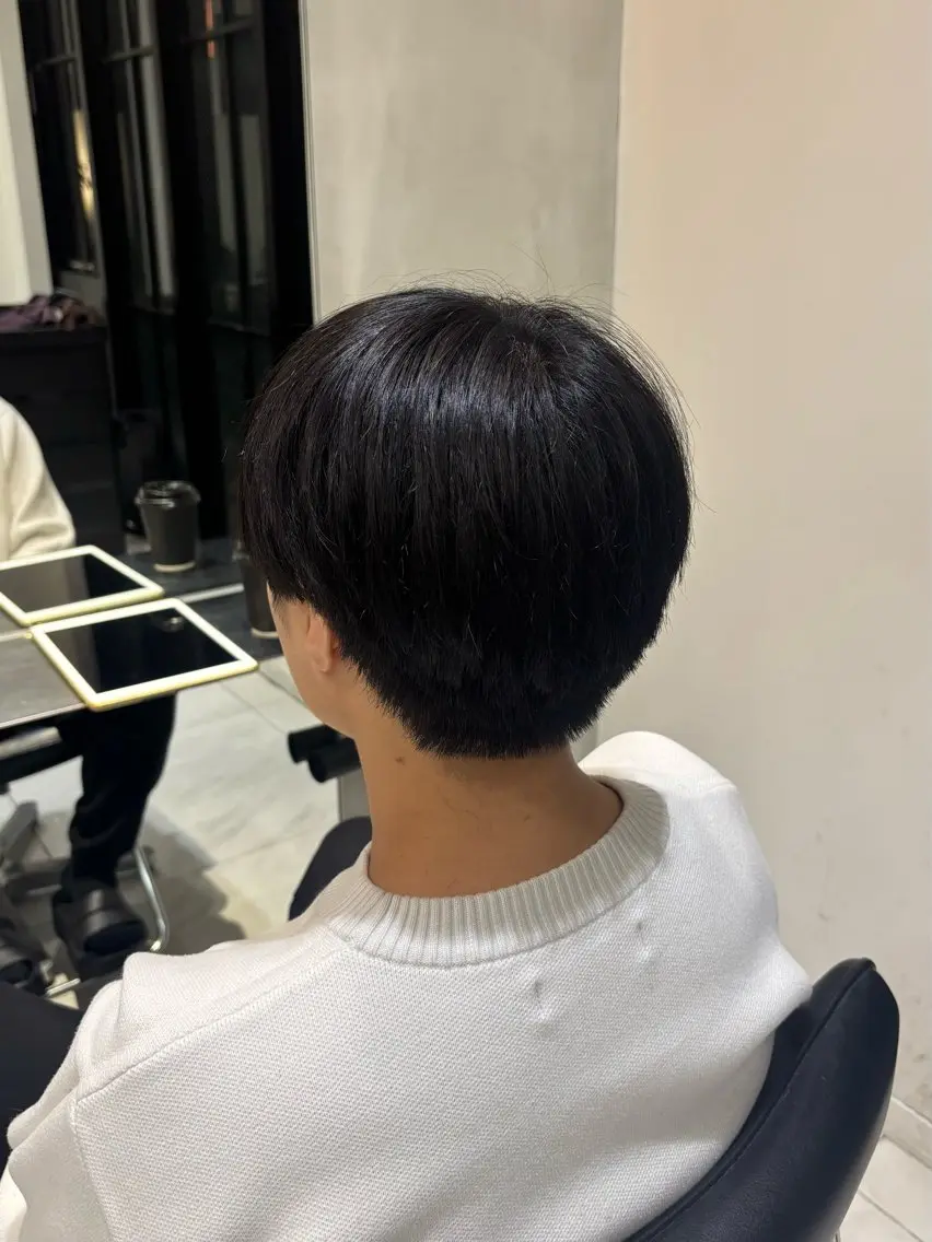メンズ カット 莉瑠 / ボブモデル募集🐃のヘアスタイル