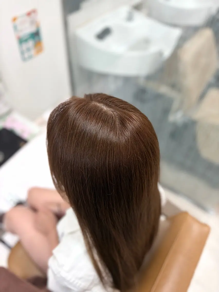 ロング カラー カット ヘアカラー あいみ ♬.*ﾟのヘアスタイル