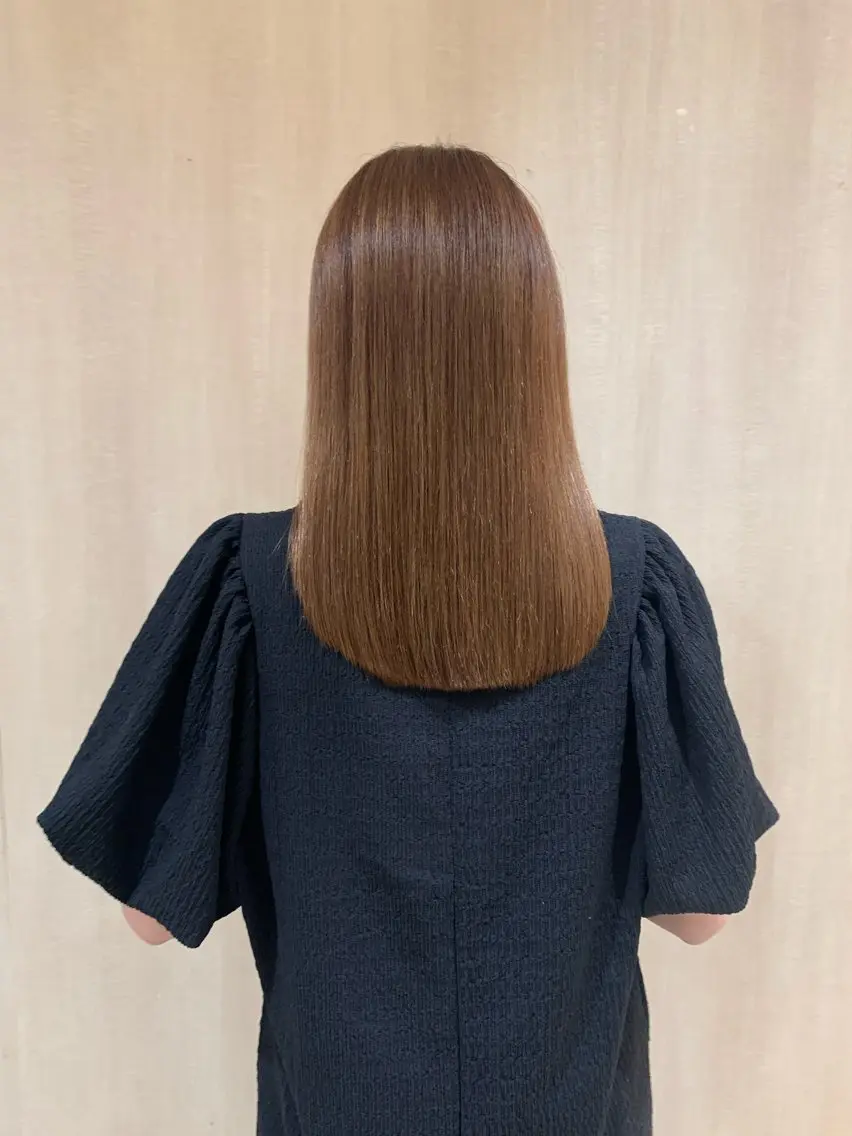 ロング 髪質改善 トリートメント 藤森 希美のヘアスタイル