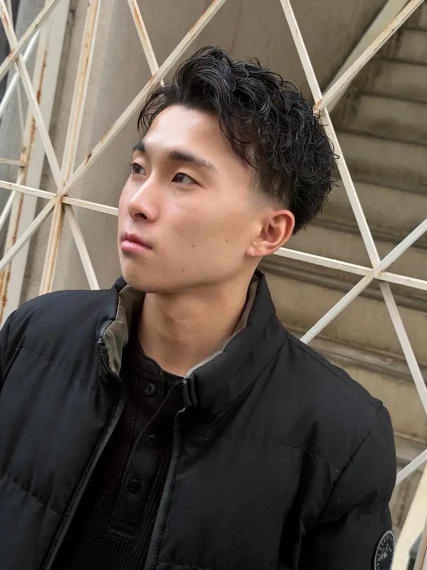 ショート パーマ 松浦 将仁のヘアスタイル