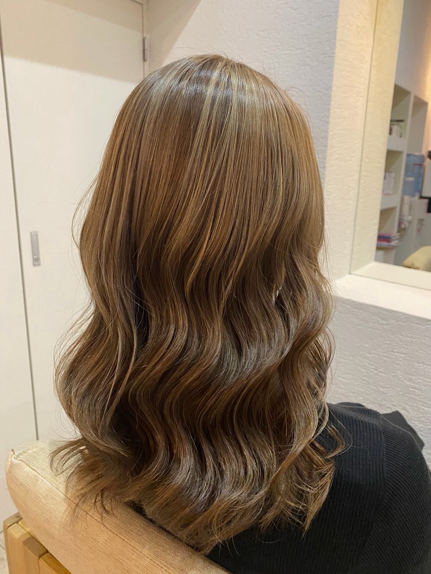 セミロング カラー ハイライトカラー ハイライト ヘアカラー トリートメント GAKU【メンズ カット/パーマ】のヘアスタイル