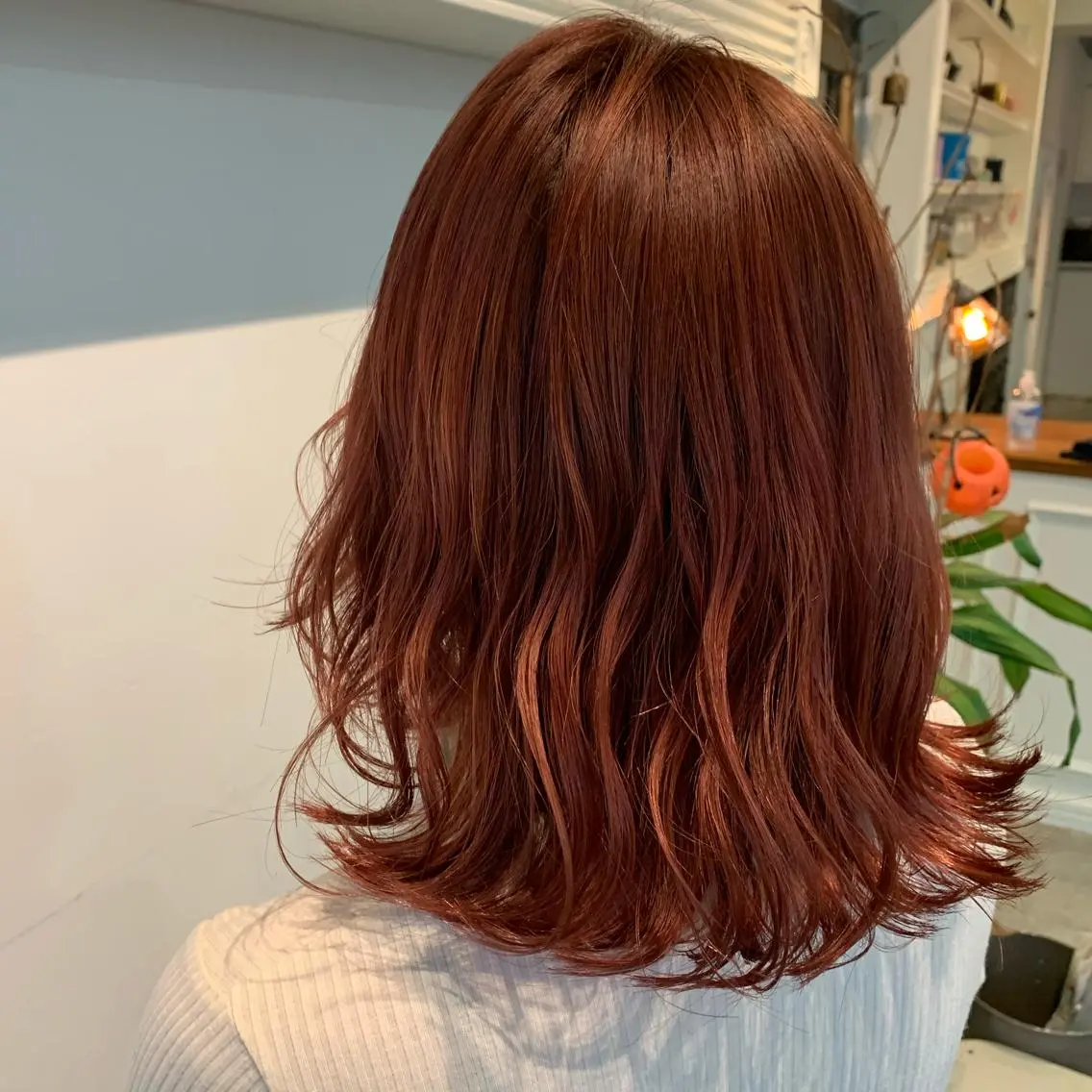 ミディアム カラー ヘアアレンジ ブリーチ カット ヘアカラー トリートメント 山崎 澪 レイヤーカット/大宮のヘアスタイル