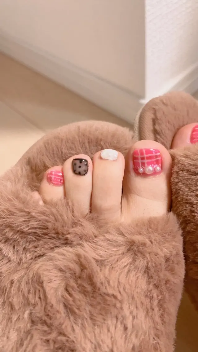 ネイル ドット フットネイル Will nail salonのネイルデザイン