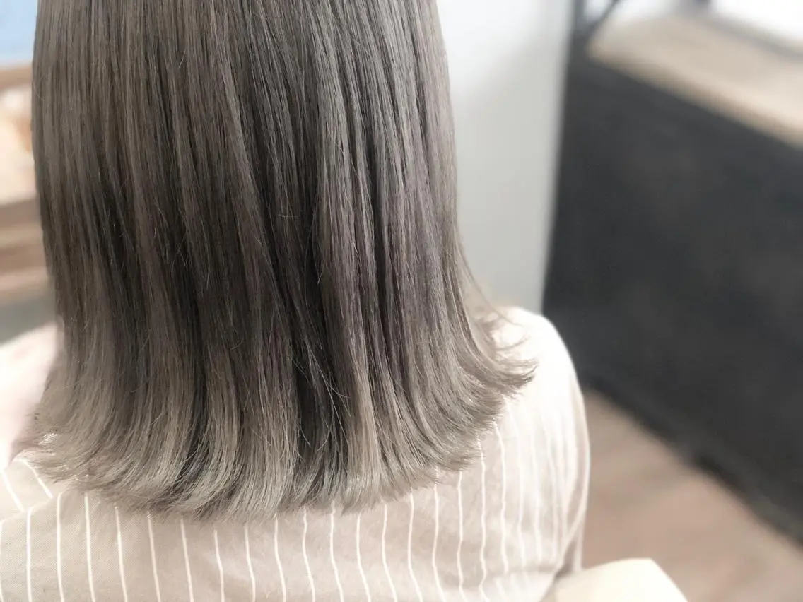 ミディアム ヘアカラー てんま さやかのヘアスタイル