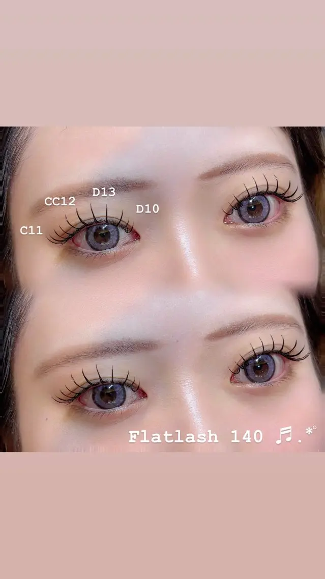 マツエク・マツパ フラットラッシュ マツエク ♪ eyelash mia ♪のマツエク・マツパデザイン