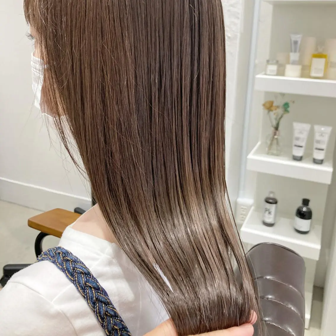 ロング ヘアカラー トリートメント Larry🌼中下 美香のヘアスタイル