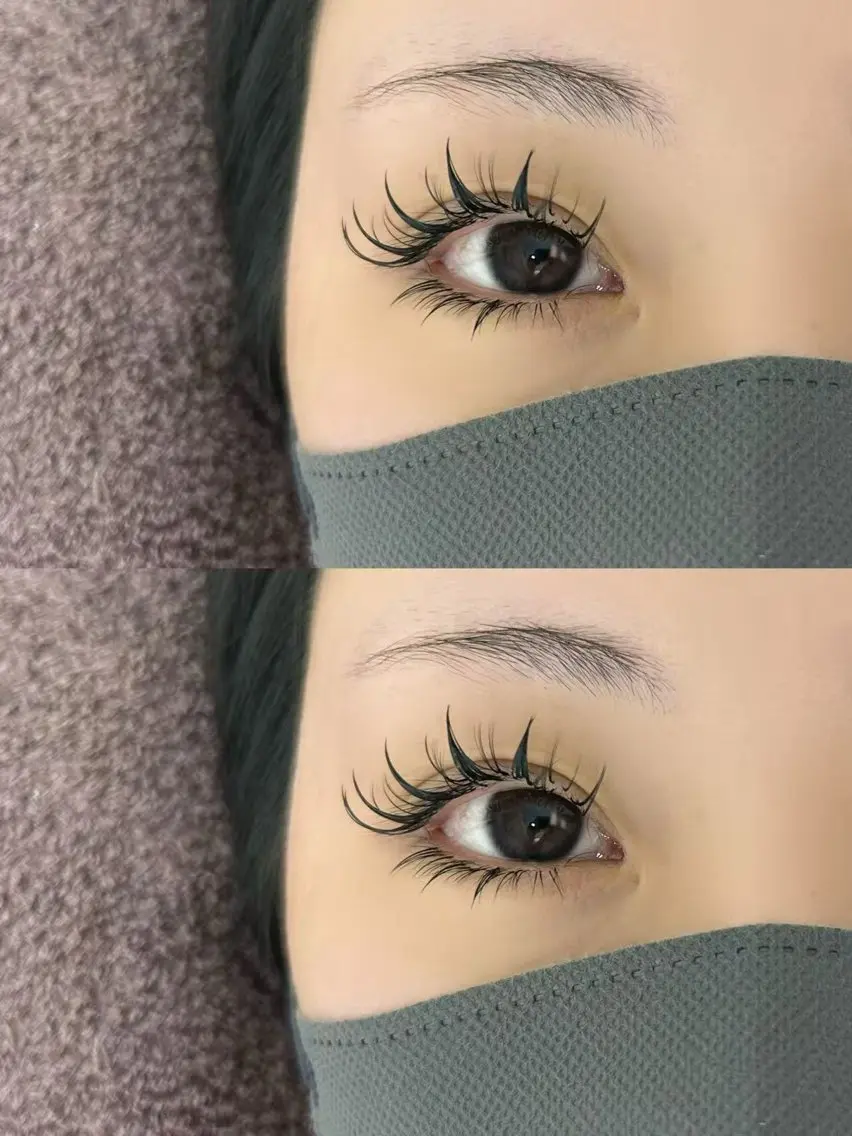 マツエク・マツパ 付け放題 バインドロック カラーマツエク フラットラッシュ 韓国風マツエク W Salon アイラッシュのマツエク・マツパデザイン