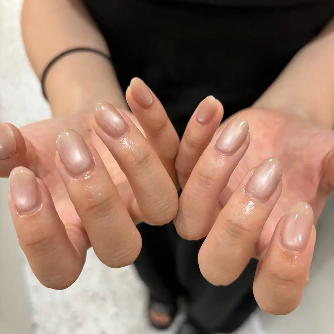 ネイル マグネットネイル メンズネイル ニュアンスネイル ワンカラーネイル シンプルネイル ハンドネイル あいり/ NailLife金山のネイルデザイン