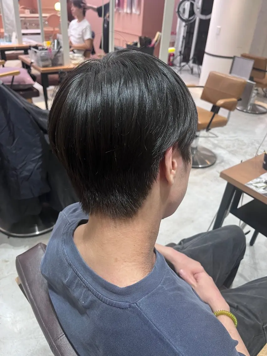 パーマ メンズ カット パーマ 大阪韓国メンズ特化 LUNAのヘアスタイル
