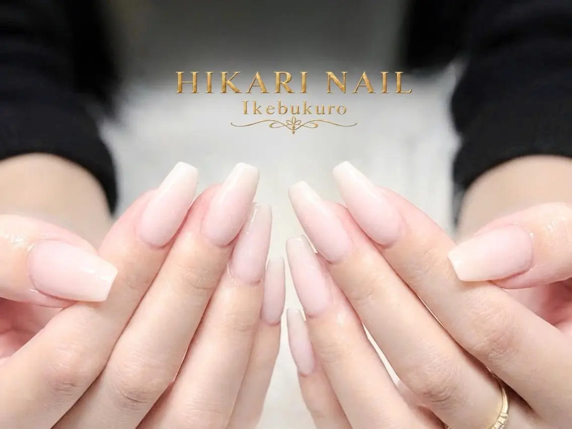 ネイル チークネイル 長さ出し フレンチネイル ガーリー ハロウィン ハンドネイル HikariNail Ikebukuroのネイルデザイン