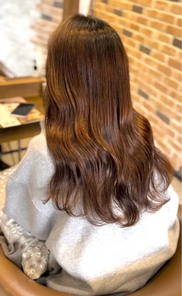 カラー ブラウンカラー ヘアカラー 中山 実優のヘアスタイル