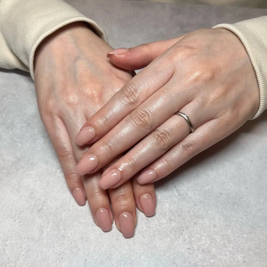 【ハンド】ワンカラー💅🏻(オフ代別途500円)の写真