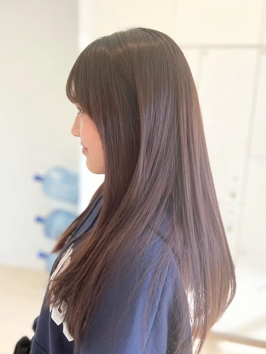 ロング カット ヘアカラー トリートメント 金子 直樹のヘアスタイル