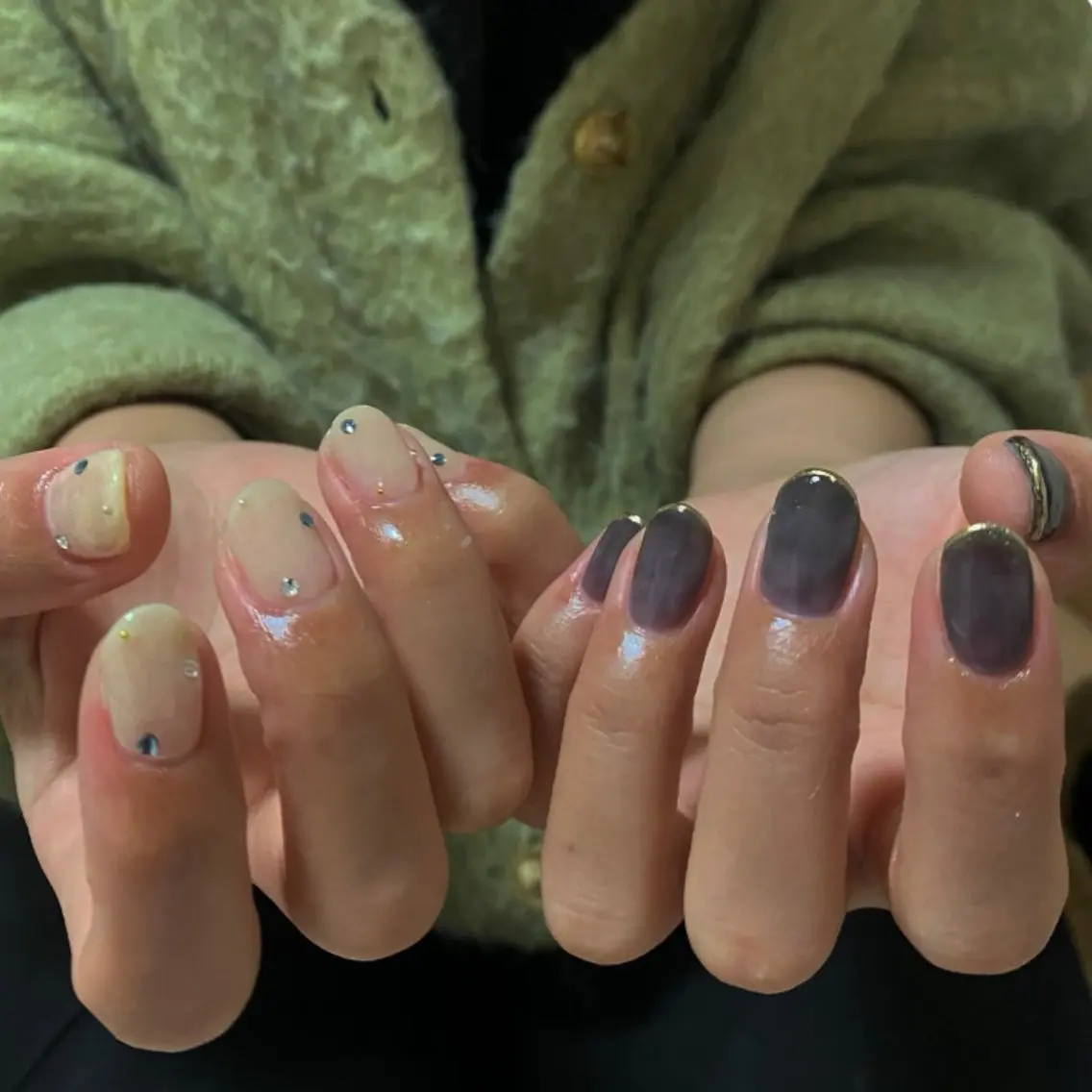 ネイル シンプルネイル ハンドネイル to nailのネイルデザイン