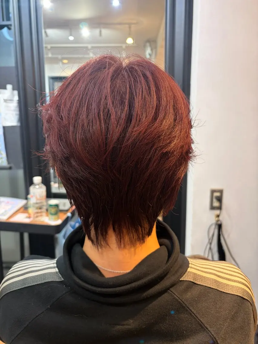 カラー メンズ 田邉 莉陸のヘアスタイル