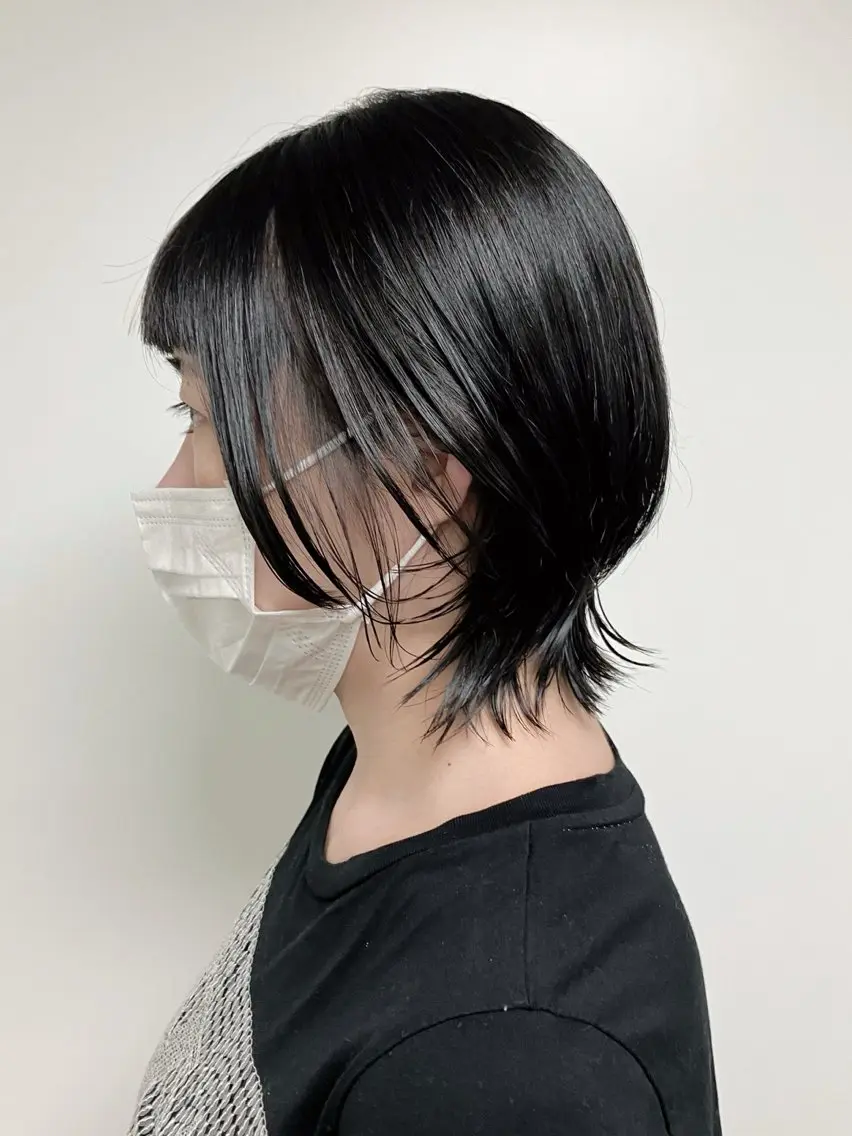 ショート ショートボブ ボブ レイヤーカット 似合わせカット ショートヘア fumika推しカラ ー/デザインカラーのヘアスタイル