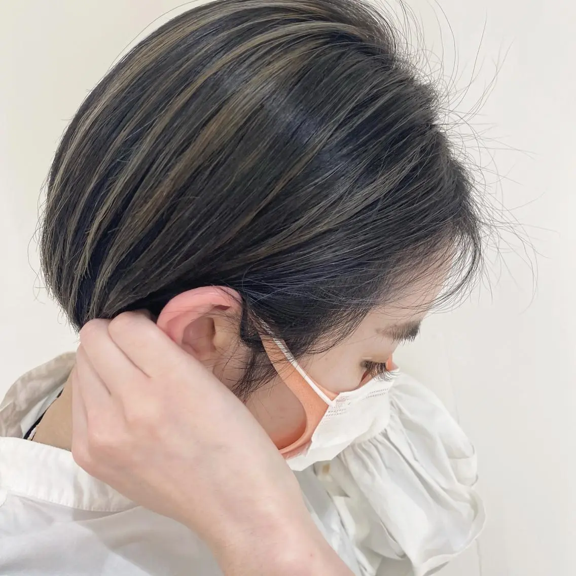 カラー ハイライトカラー ヒラノホナミ 🫧艶髪🫧髪質改善のヘアスタイル
