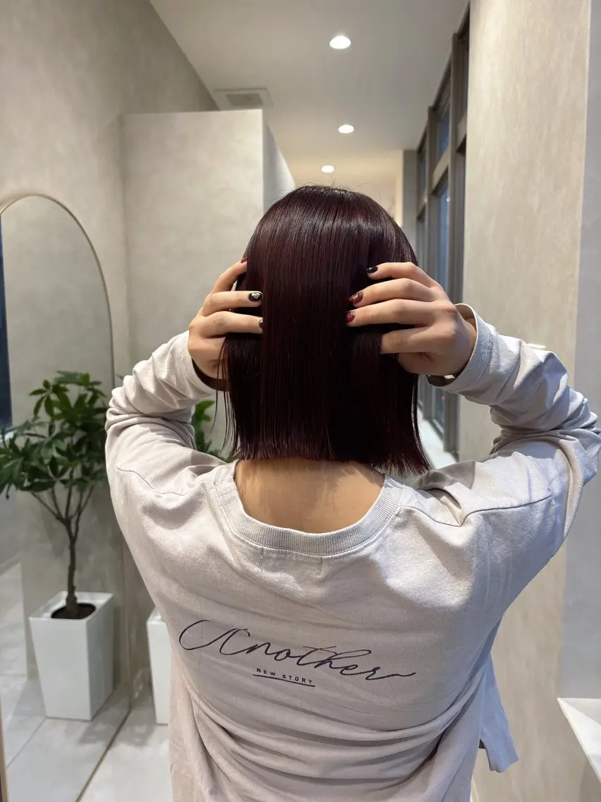 カラー ヘアカラー 中井 香菜のヘアスタイル