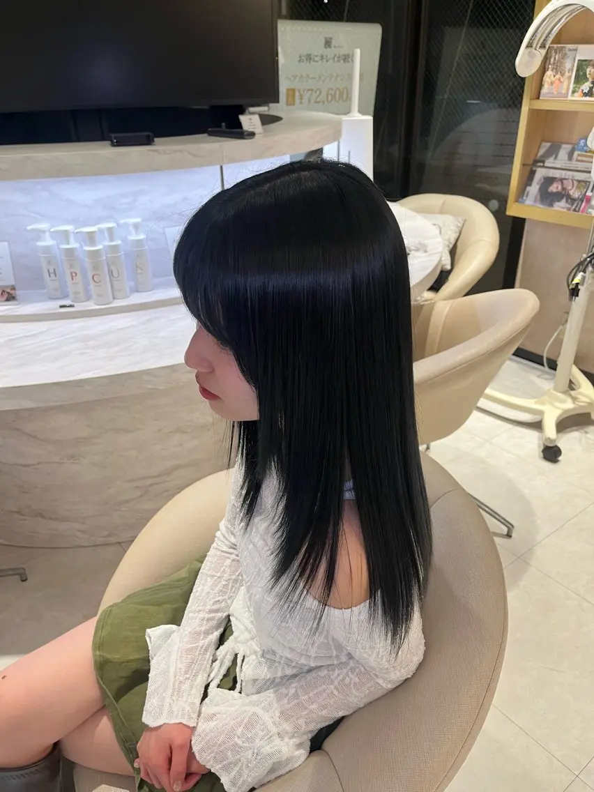ミディアム トリートメント 🤍KIND 堀川留加🤍のヘアスタイル