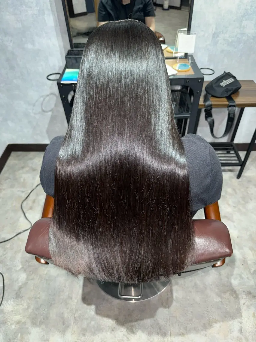 ロング 髪質改善 トリートメント カット 縮毛矯正 トリートメント 堀越一弘 髪質改善ヘアケア特化のヘアスタイル