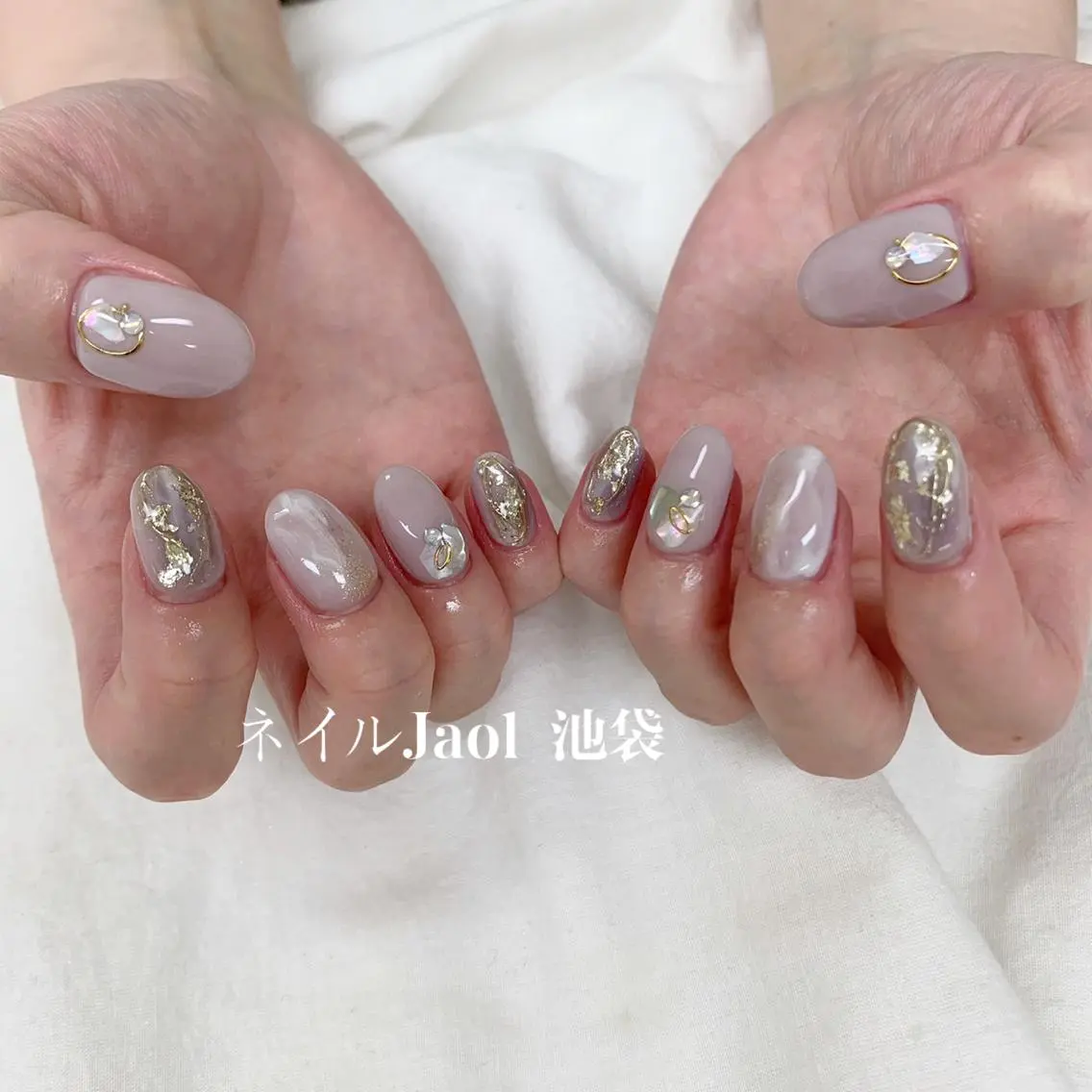 ミディアム ネイルJaol 池袋のネイルデザイン