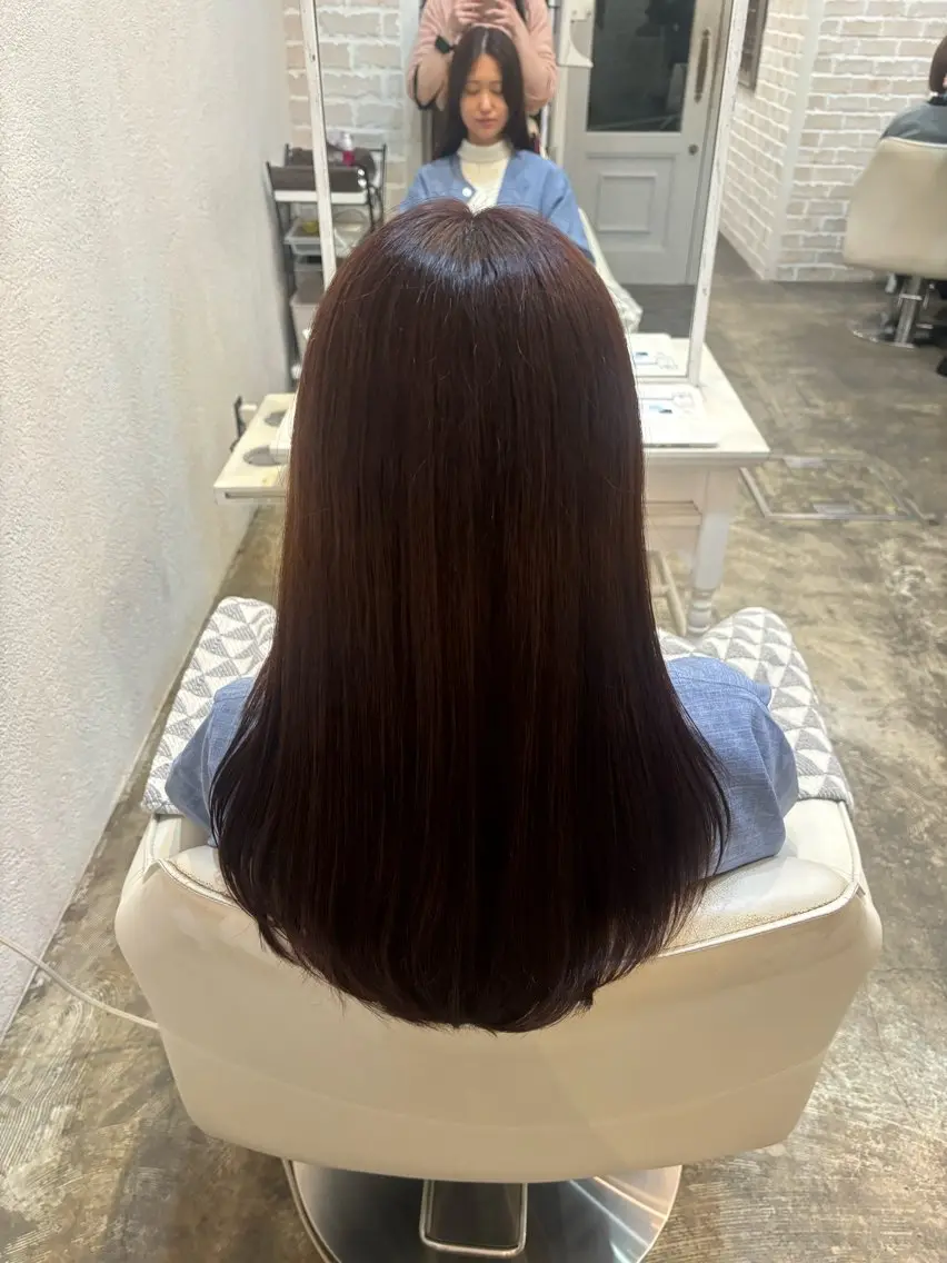 ロング カラー 山﨑彩乃 🫧 髪質改善✨️のヘアスタイル