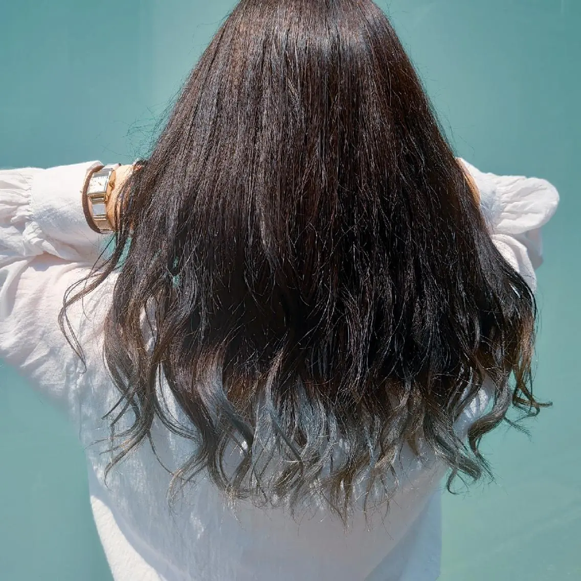 カラー セミロング ヘアカラー トリートメント 髪質改善/ブリーチ 田代 龍我のヘアスタイル