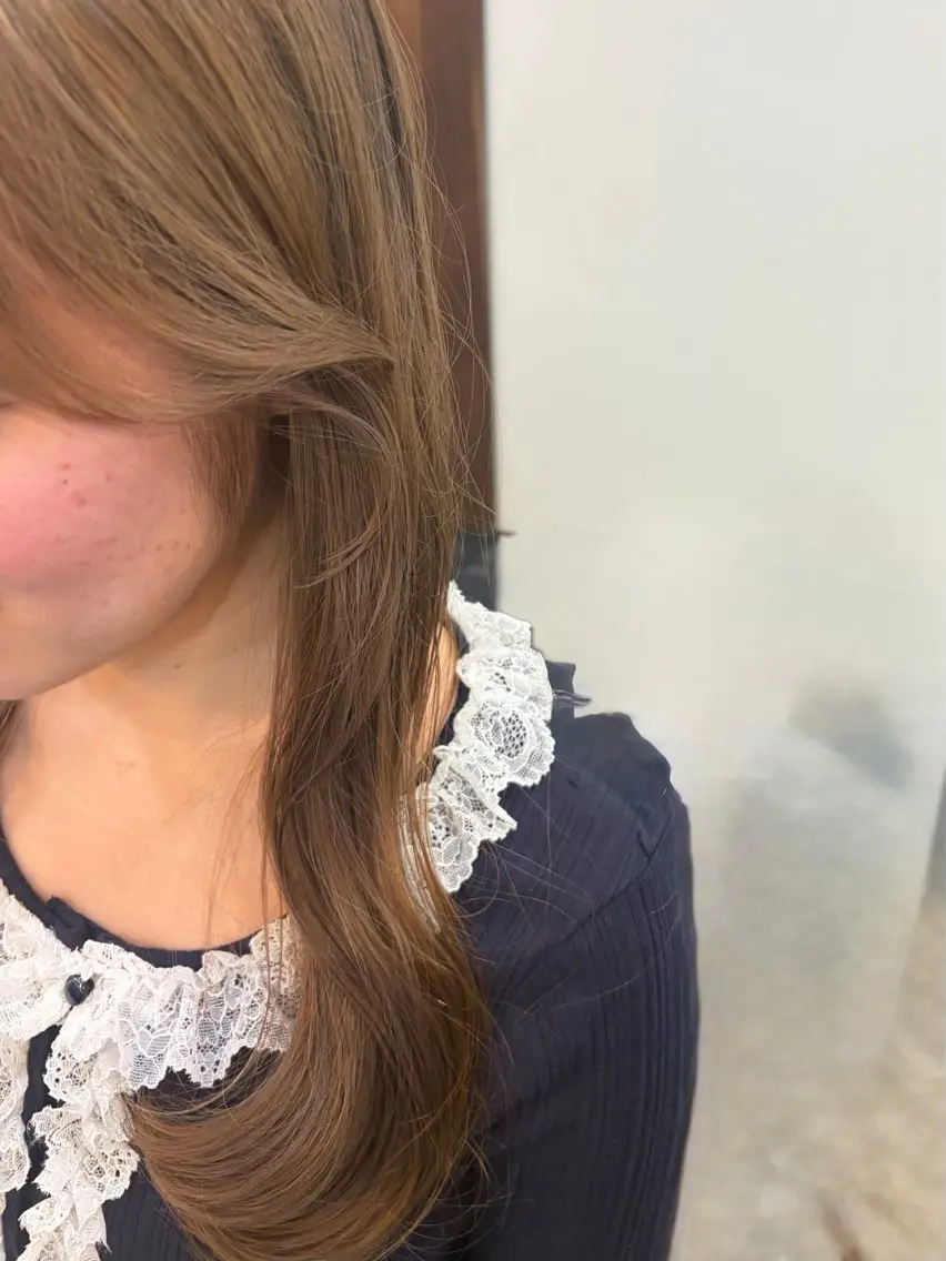 ロング 顔周りカット カット 顔周りカット 🎀サヤカ🎀のヘアスタイル