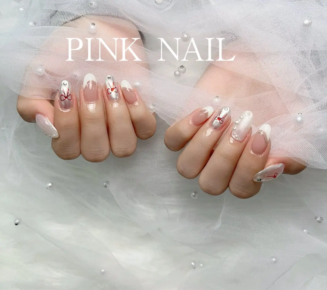 ネイル ハンドネイル pink nailのその他イメージ