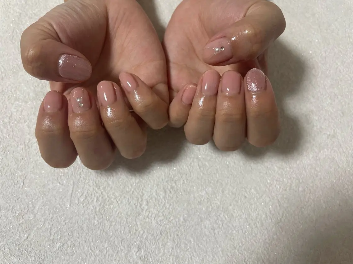 ネイル ジェルネイル 韓国ネイル メンズネイル パラジェル シンプルネイル kiki nail たまプラーザのネイルデザイン