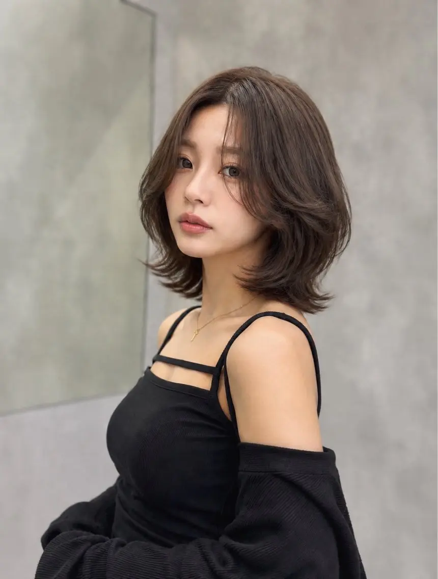ミディアム 【レイヤーカット】 関根【コテ巻パーマ】のヘアスタイル