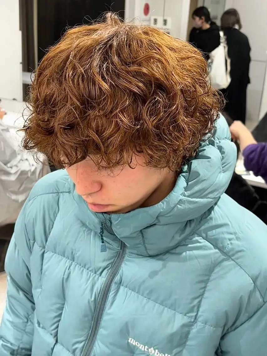 パーマ メンズ カット パーマ 🍐シャドウパーマ メンズ特化/守岡🍐のヘアスタイル