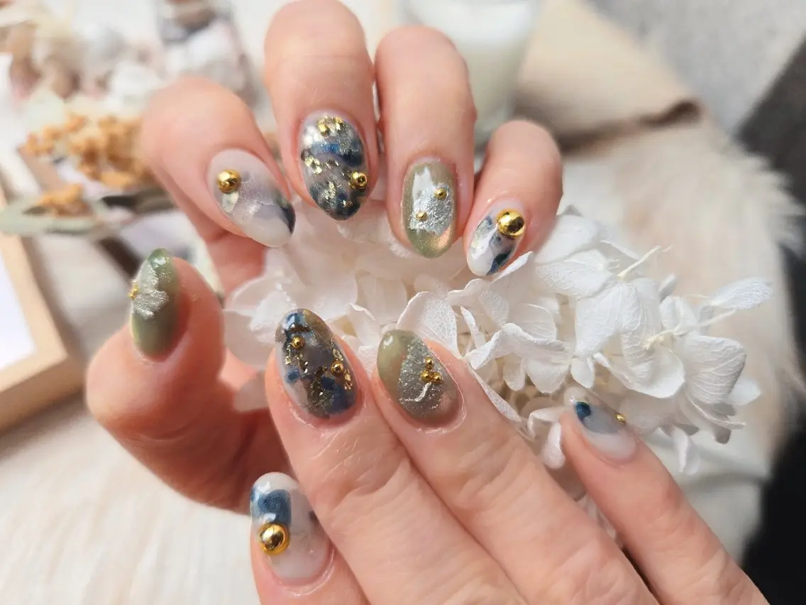 ネイル ニュアンスネイル アンクル高円寺💅 鈴木のネイルデザイン