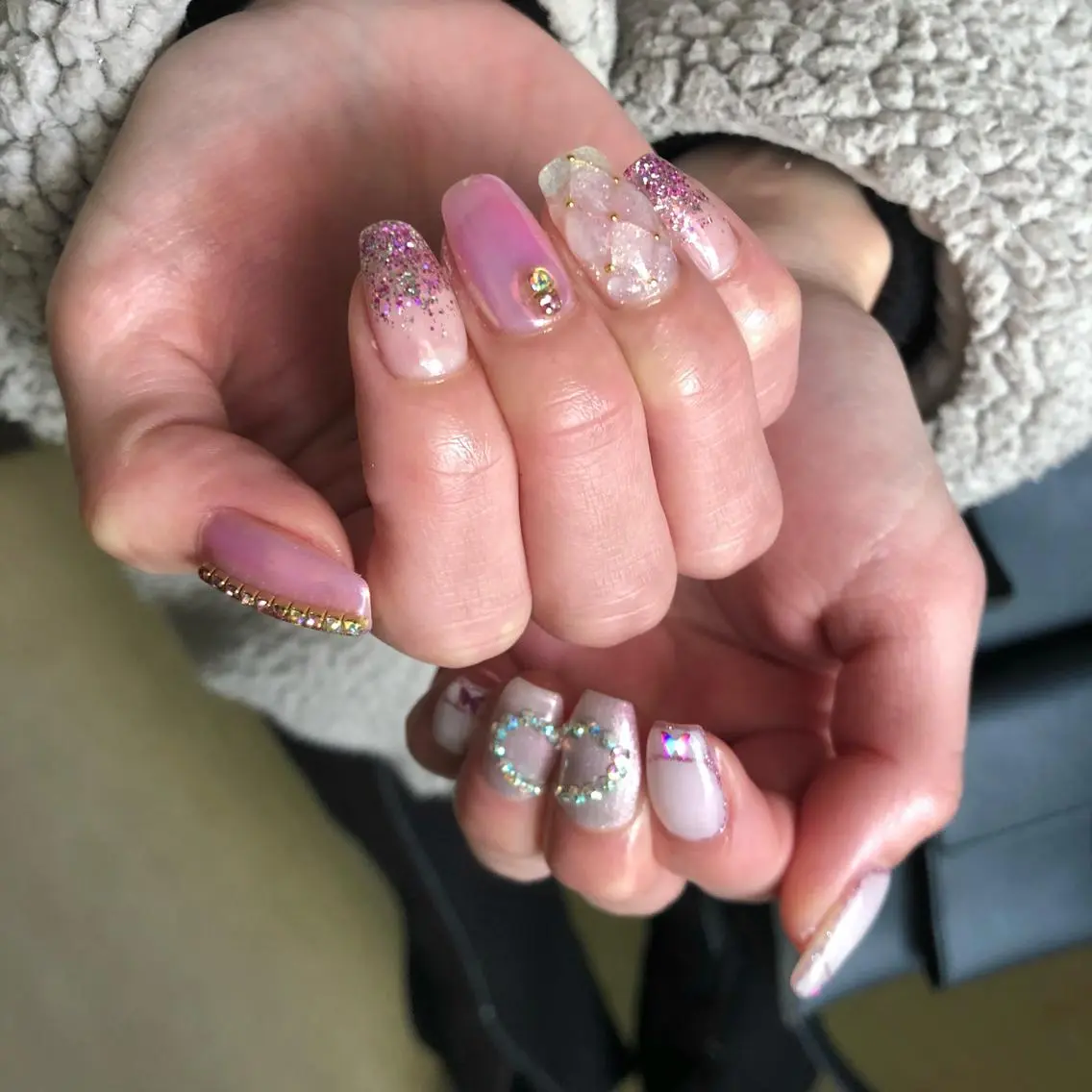 ネイル パラあり！フィルイン 美フォルムのネイルデザイン