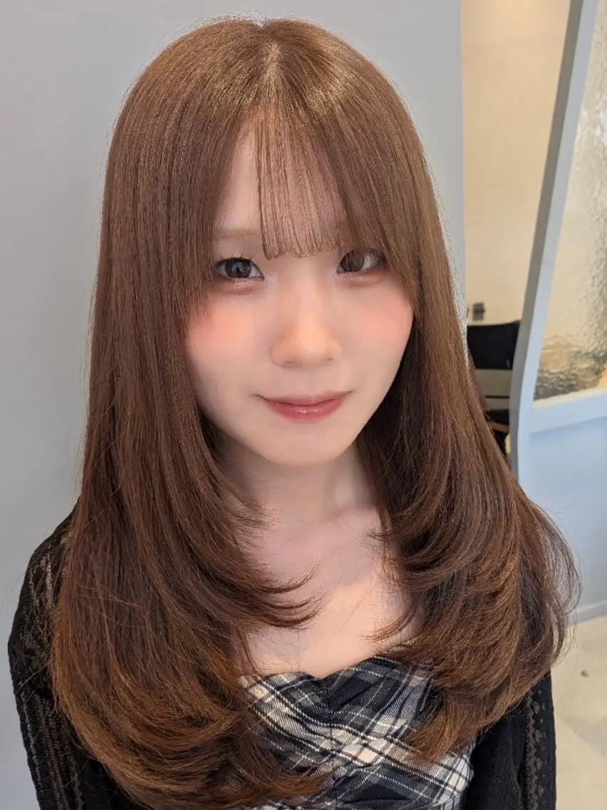 ロング ヘアカラー 古屋 美春のヘアスタイル