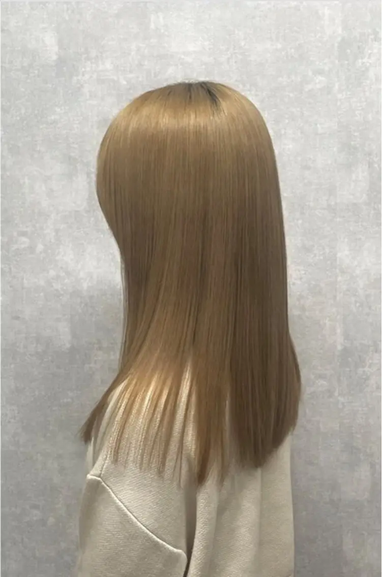 【🩵平日限定🩵】 カット➕透明感カラー➕プル艶 髪質改善トリートメントの写真