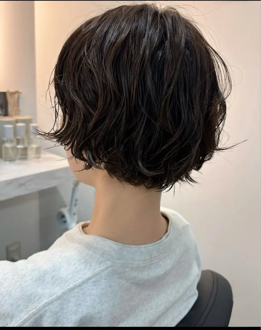 ショート パーマ ボブパーマ🌀 /亜海のヘアスタイル