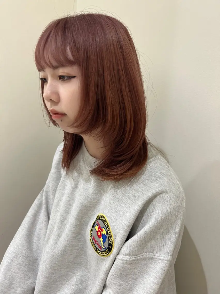 セミロング カラー 💛🤍U too e’s /店長🧸のヘアスタイル
