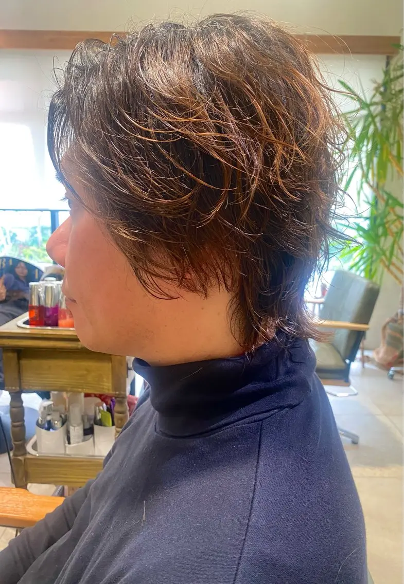 ショート メンズ LiC えりのヘアスタイル