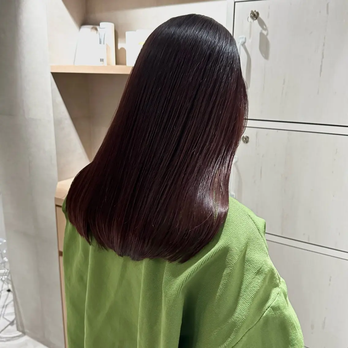 ロング 縮毛矯正 髪質改善 イオリのヘアスタイル