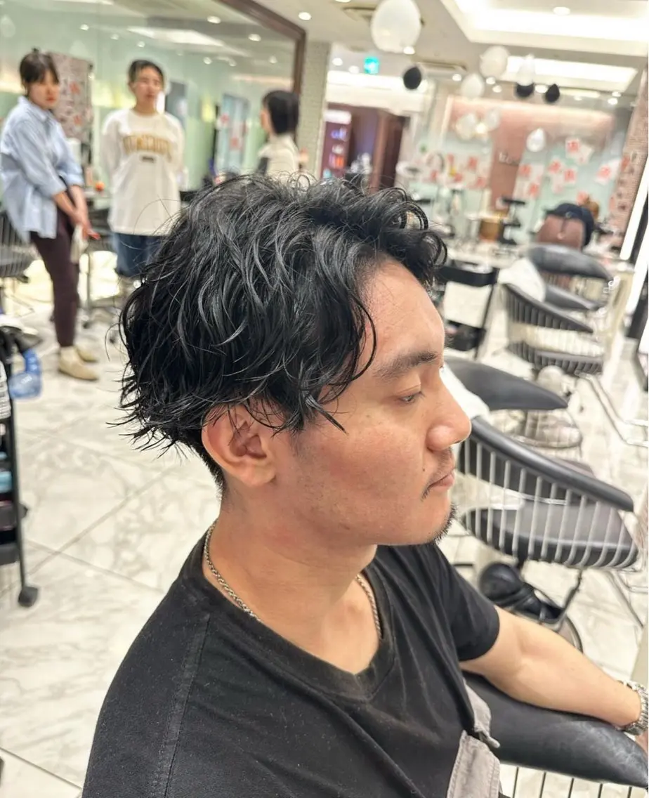 パーマ メンズ ボブ・ショート 🌻Yurinaのヘアスタイル
