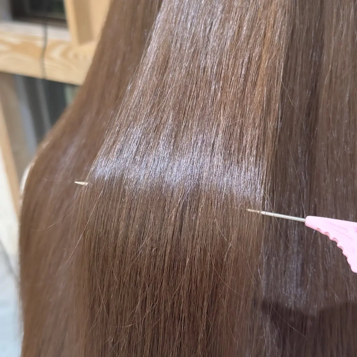 ロング ヘアカラー トリートメント 吉松 佳穂のヘアスタイル