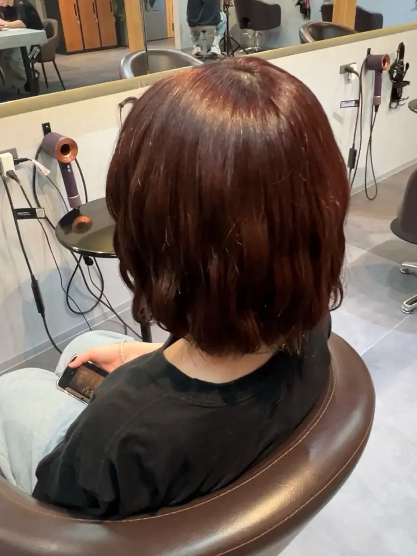 カラー モア‎🤍 trois.高崎のヘアスタイル